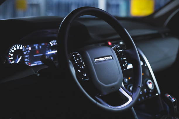Interior of a patrol vehicle used by Albiz Security for mobile security patrols and rapid response services across London.